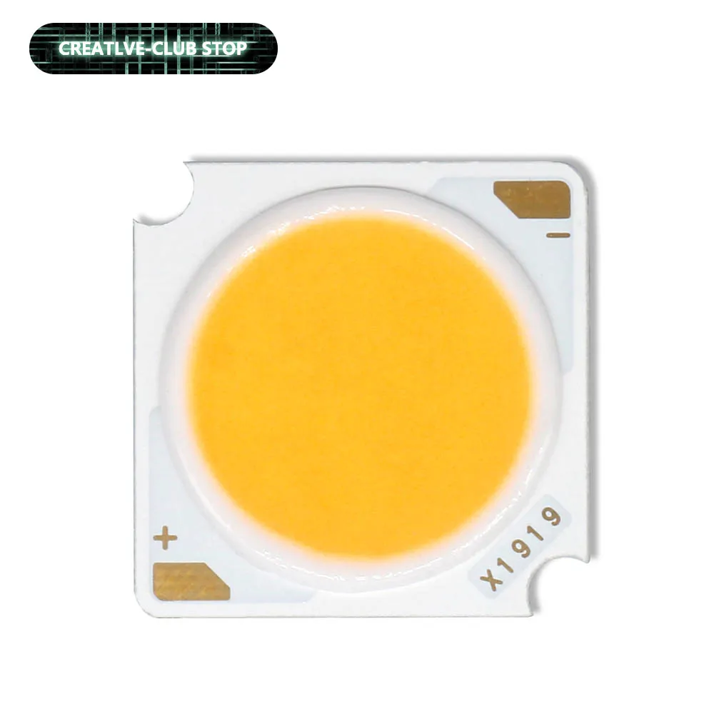 10pcs 19mm 10W 20W 30W 40W 50W Bridgelux LED Chip COB Light-emitting Diode Imported DC30-33V DIY Track Light Source Accessories