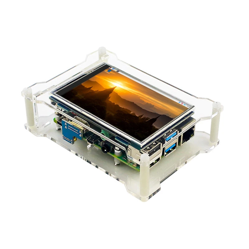 Raspberry Pi 4 Model B 3 5-дюймовый сенсорный экран 480x320–1920x1080 ЖК-дисплей Дополнительный