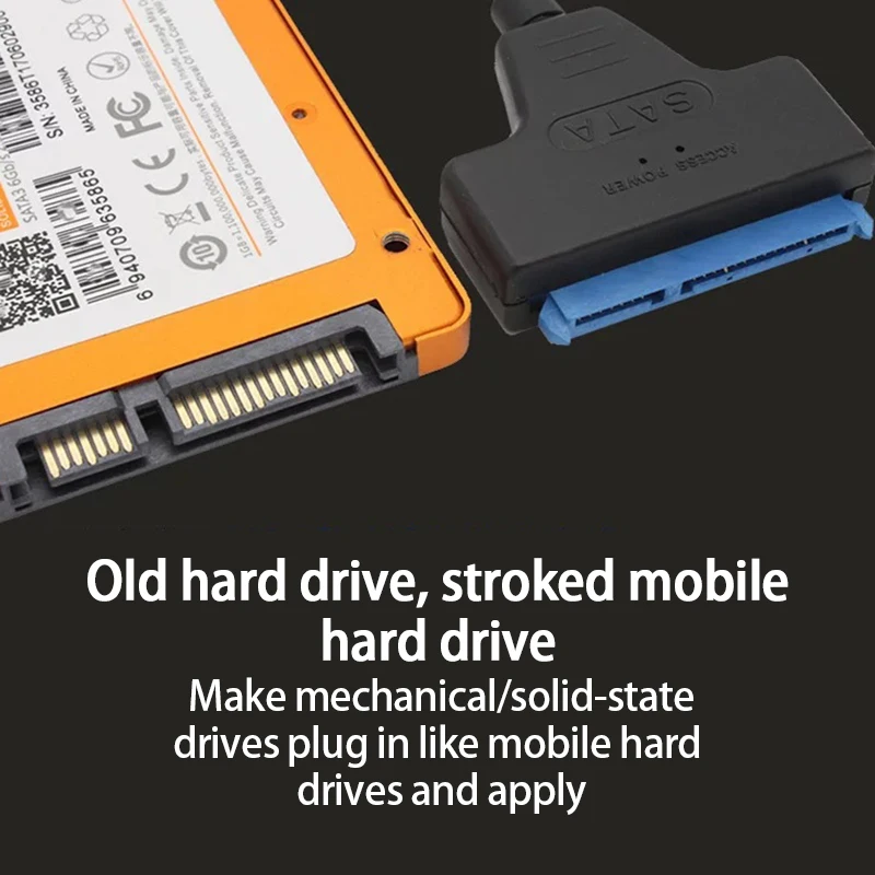 

RYRA SATA to USB 3.1 Easy Drive Line Hard Drive Read Data High Speed Transmission For 2.5 inch mechanical / solid state SSD disk