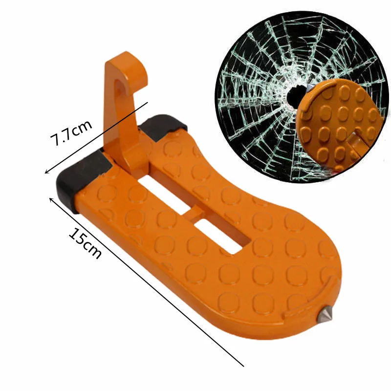 Ступенька двери автоматической шестерни Легкий доступ к даху, поддерживает обоих ножках Складная ступенька багажника на крышу автомобиля, выключатель стекла, защитный молоток, педаль с крючком