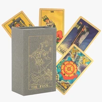 gilded classic waite tarot deck gold foil style divination prophecy fortune telling party friend entertainment board game card