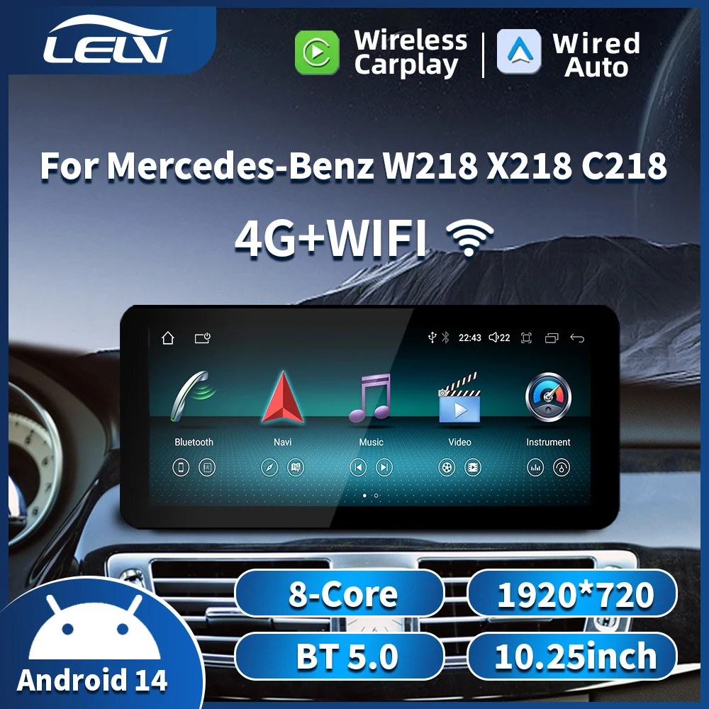 10 25-дюймовый новый Android 14 автомобильный радиоприемник DVD мультимедийный