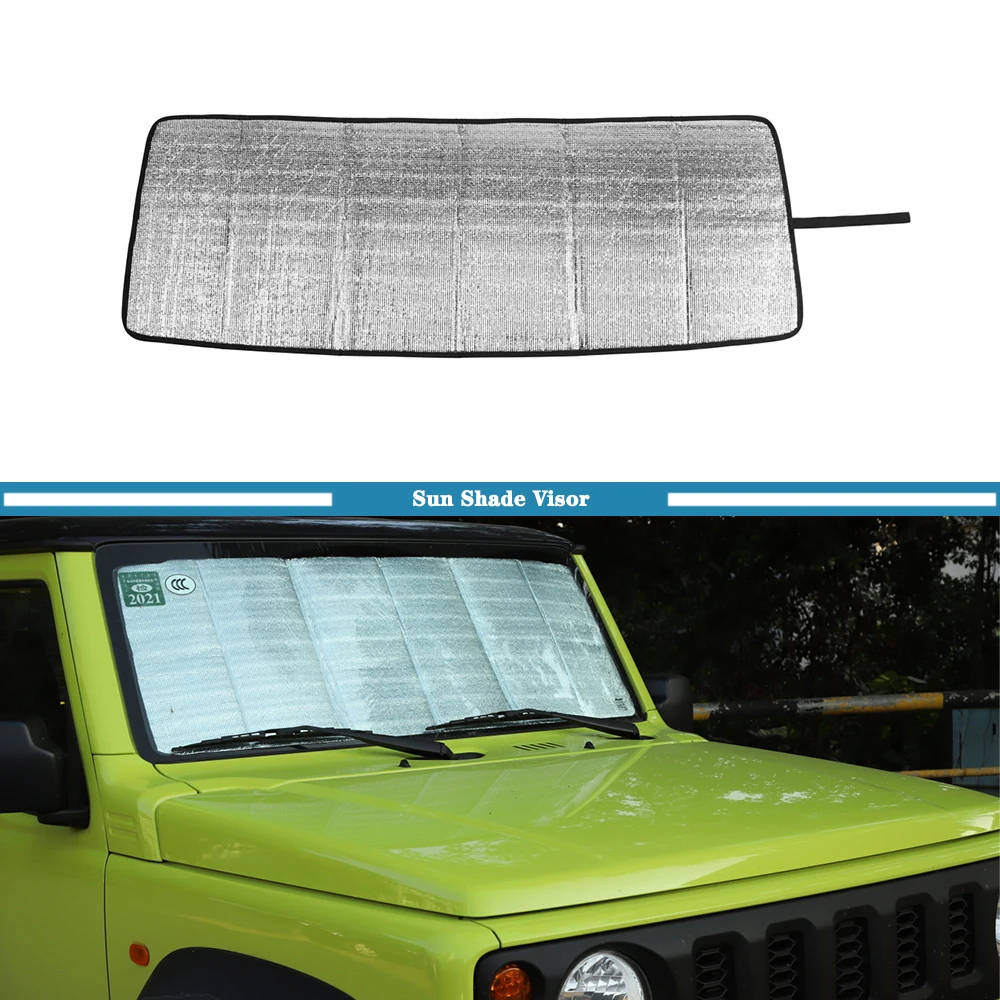 

Front Windshield Sun Visor Cover Shield Protection Insulation for Suzuki Jimny 2019 2020 2021 2022 2023 Car Exterior Accessories