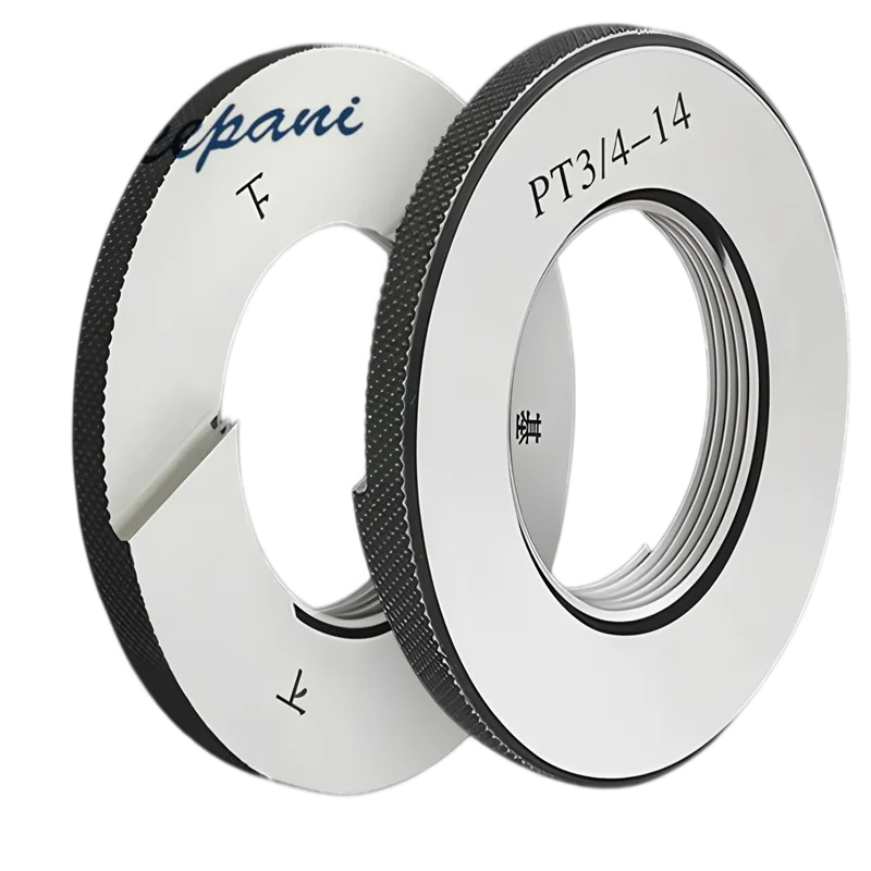 

Дюймовый конусный кольцевой калибр с резьбой для труб, калибр Go/no-go PT 1/16 1/8 1 1/4 1/2 3/8 3/4 резьбовой калибр