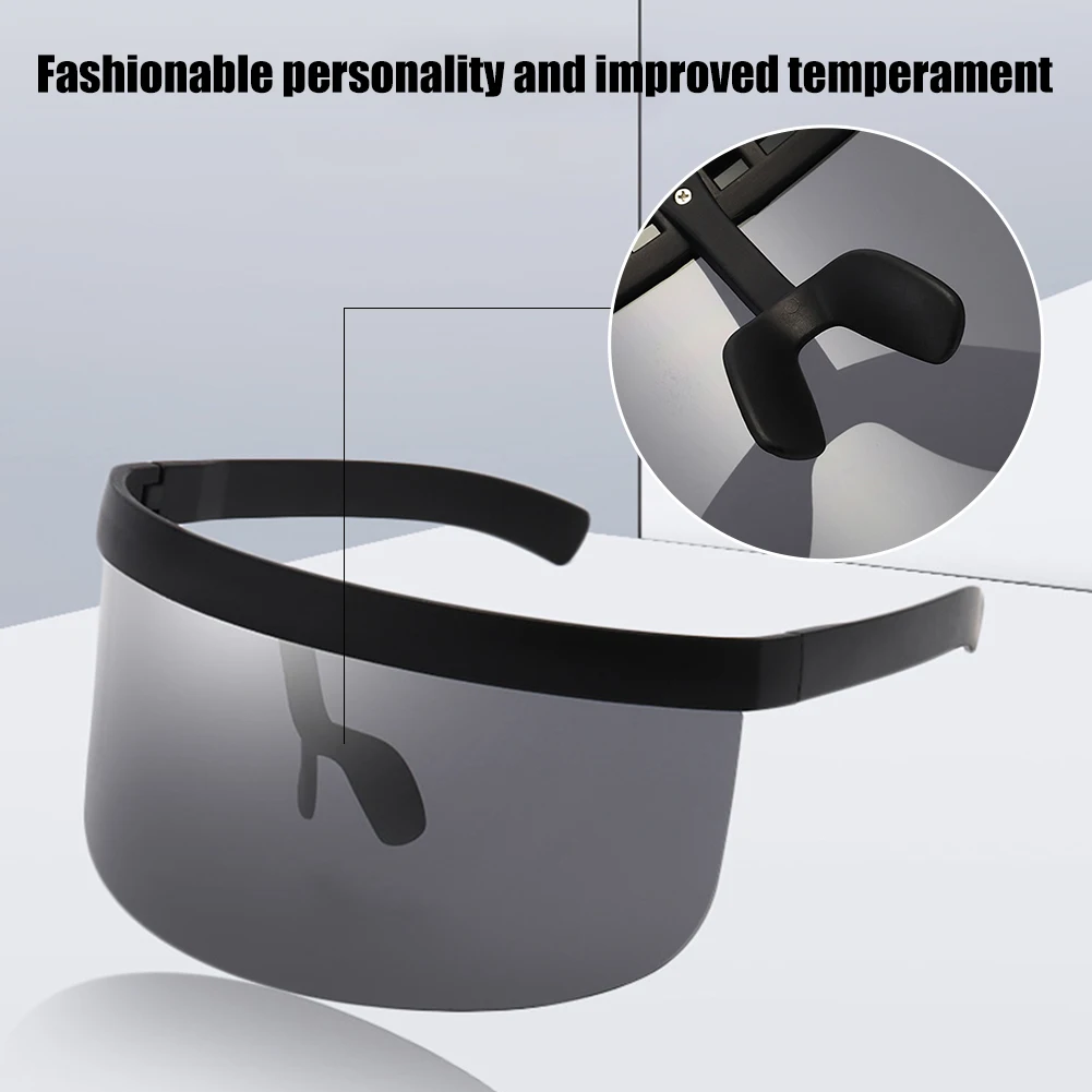 

Солнцезащитные очки для мужчин и женщин, многофункциональные увеличенные поляризационные очки с прозрачными линзами HD, для велоспорта, пут...