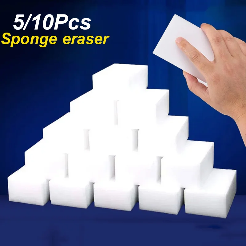 

5/10Pcs Multi-functional Sponge Wipe Office Bathroom Kitchen Cleaner Wipe Nano Sponge Eraser Dish Washing Kitchen Cleaning Tools