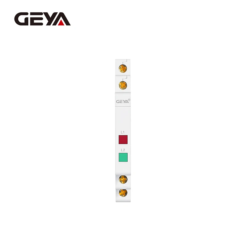 

GEYA Многоцветный светодиодный индикатор на DIN-рейку - сигнальная лампа переменного/постоянного тока 48–230 В (5 цветов)