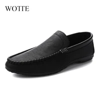 fashion mens loafers zapatos hombre formal dresses men shoes business casual black moccasin men sneakers flats walking shoes