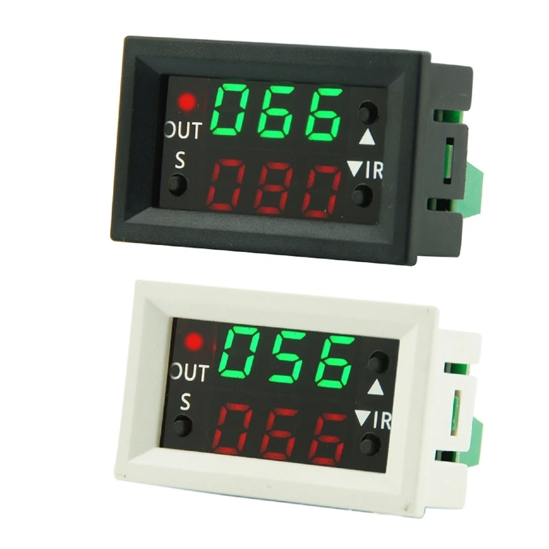 

DC 12V LED Display Adjustable Temperature Relay Switch Programmable -50 to 120℃ Drop Shipping