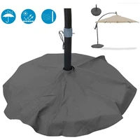 round umbrella stand cover parasol stands cover parasol base protector patio umbrella base weight bag cover waterproof sunscreen