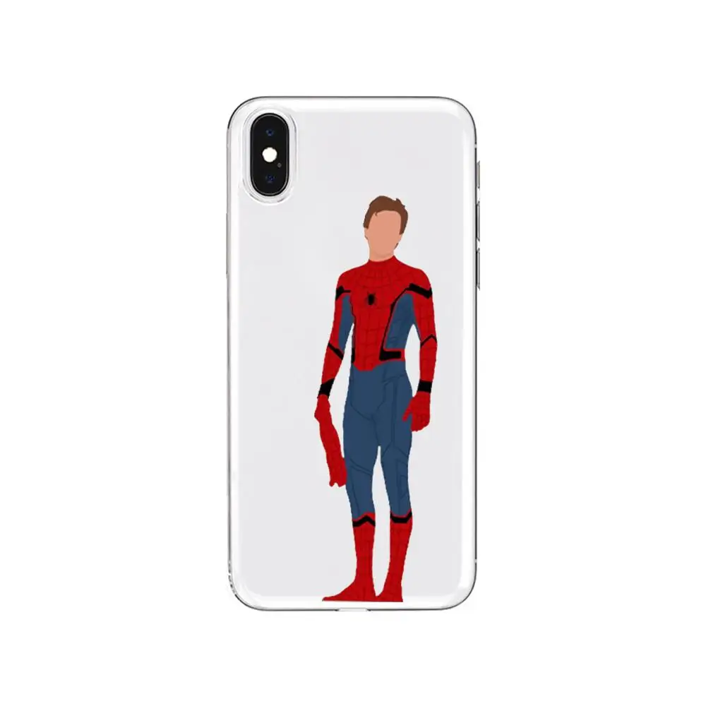 Прозрачный чехол для телефона в стиле аниме Человек-паук том Голландия SamSung Galaxy S8