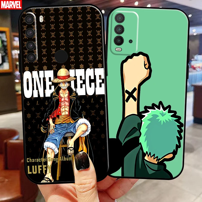 

Anime One Piece Luffy Zoro Phone Case For Xiaomi Redmi Note 10 10S 9 9S 9T 5G 8 8T 7 Pro Redmi 10 9 9T 9A 9C 8 8A TPU
