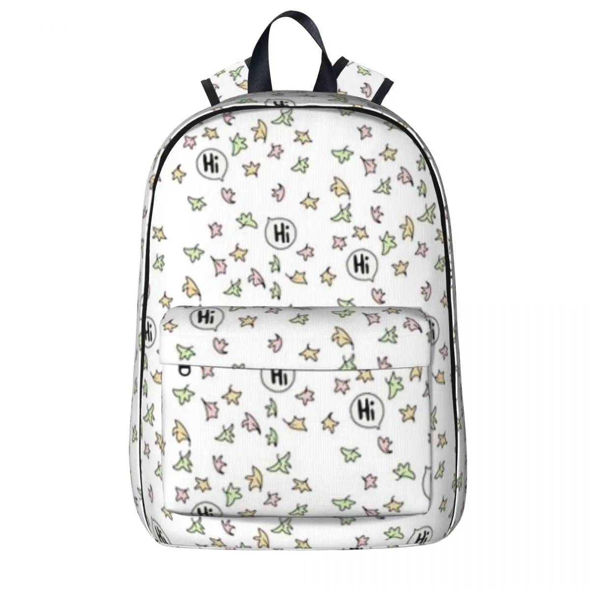 

Heartstopper Hi Hi Backpack Boy Girl Bookbag Student School Bag Cartoon Kid Rucksack Travel Rucksack Shoulder Bag Large Capacity