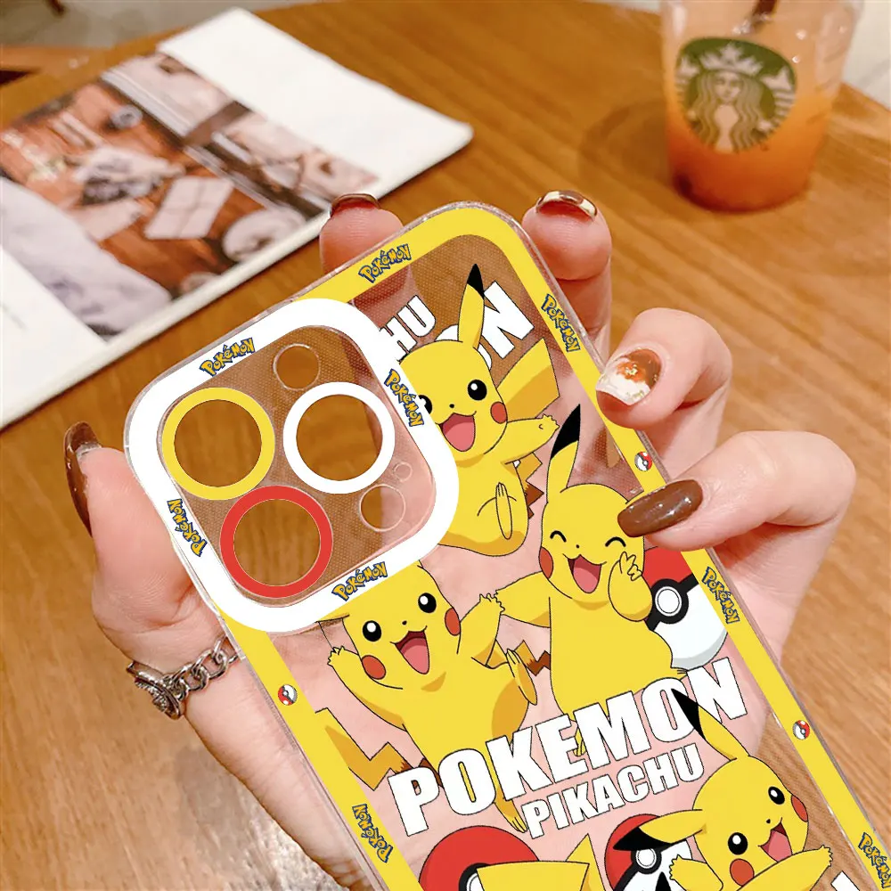 Чехол Gengar с рисунком Покемона Пикачу для Apple iPhone 15 14 13 12 11 XS Pro Max 16 8 7 Plus X XR SE