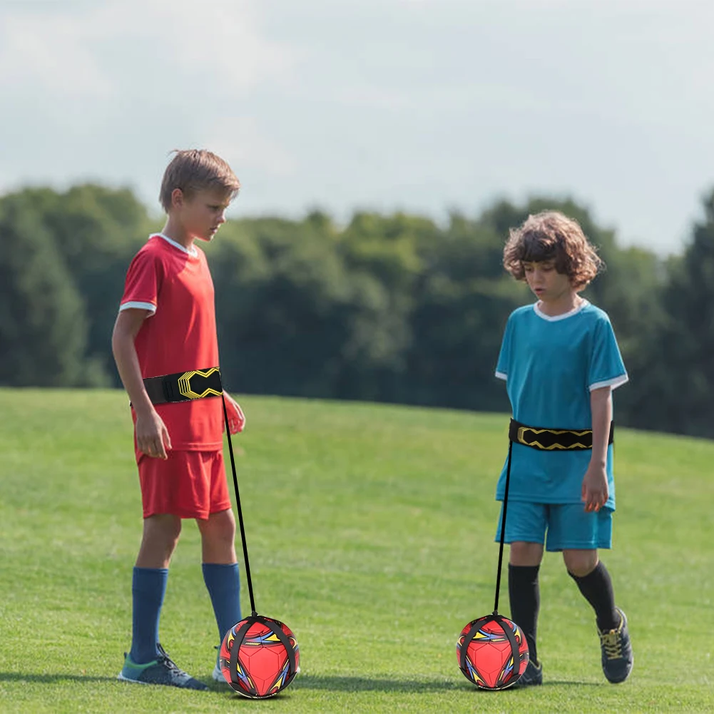 

Adjustable Soccer Ball Training Juggle Bags Solo Practice Auxiliary Circling Belt Football Kick Trainer Equipment