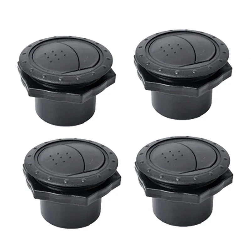 

4 шт., автомобильное круглое вентиляционное отверстие для кондиционера, универсальное 60 мм, 2,35 дюйма, дефлектор кондиционера, выходное отверстие для автофургона, автобуса, лодки, автомобильные принадлежности