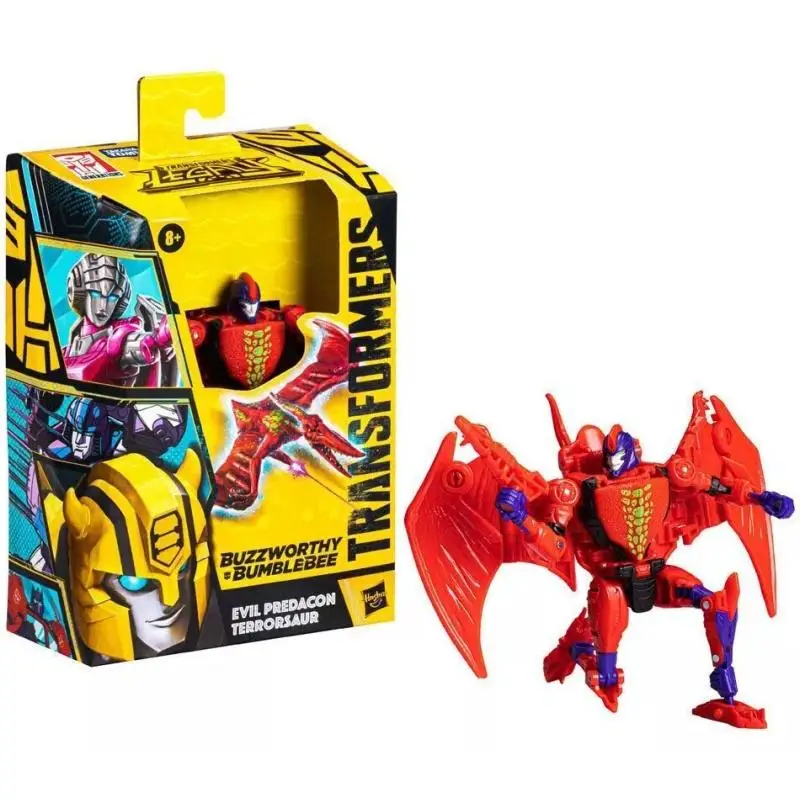 Hasbro Transformers Generations Legacy Buzzworthy Bumblebee Deluxe Class 2022 экшн-фигурка Evil Predacon Terrorsaur подарок
