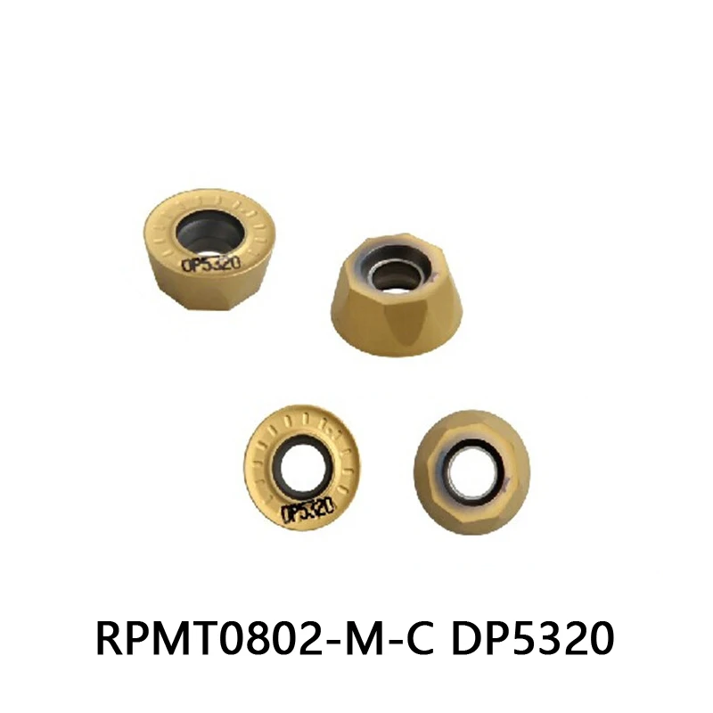 10 шт. оригинальные твердосплавные вставки Duraca RPMT 0802 RPMT0802-M-C DP5320 фреза токарный
