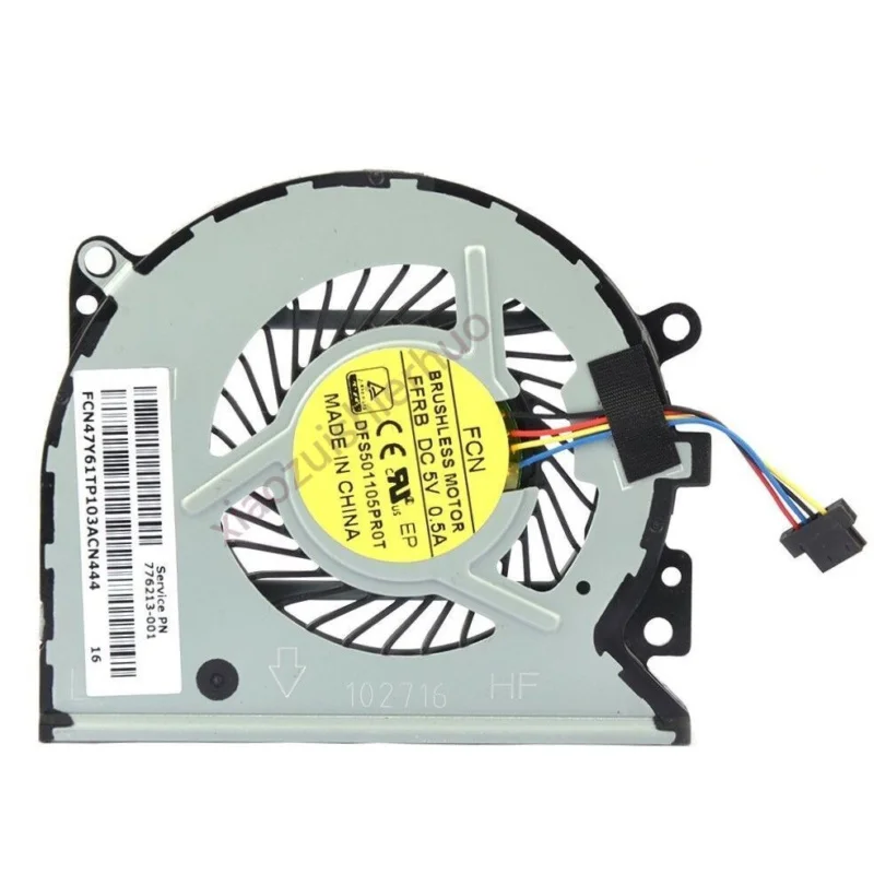 Оригинальный новый вентилятор процессора для HP ENVY 15-U SERIES 15-U011DX 15-U010DX 776213 -001