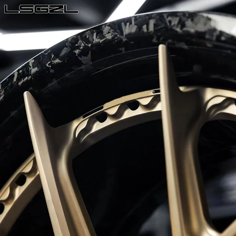 Кованый сплав 5x130 5x114 3 диски из углеродного волокна 17-26 дюймов колесо вогнутое