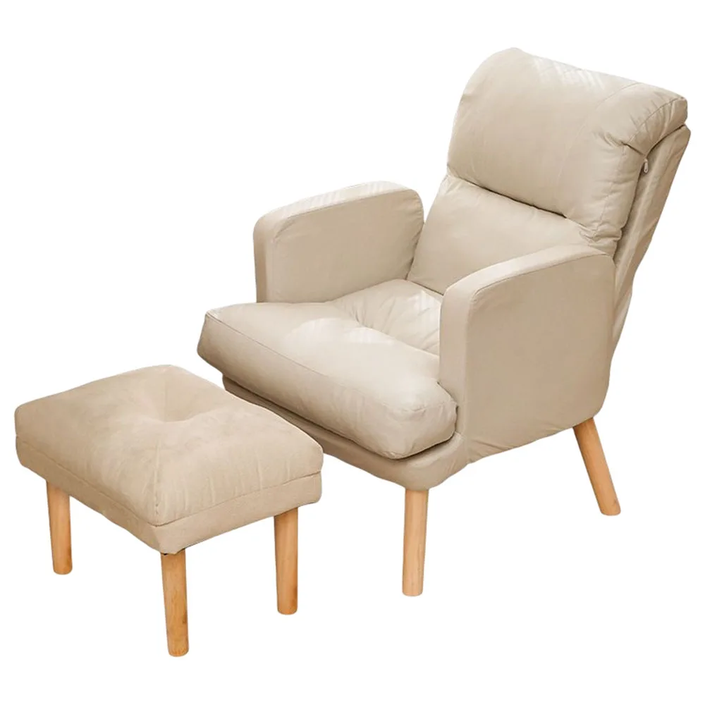 

Удобное компьютерное кресло-шезлонг из хлопка и льна, стул с педалью, приподнимающийся стул, простая современная мебель для учебы и работы