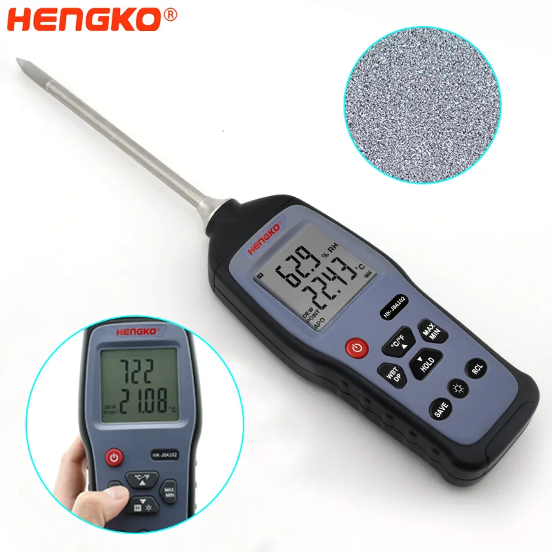 

Industry Digital High Precision Multi-Function Measuring Dew Point Wet Bulb Humidity Temperature Sensor Universal Data Logger