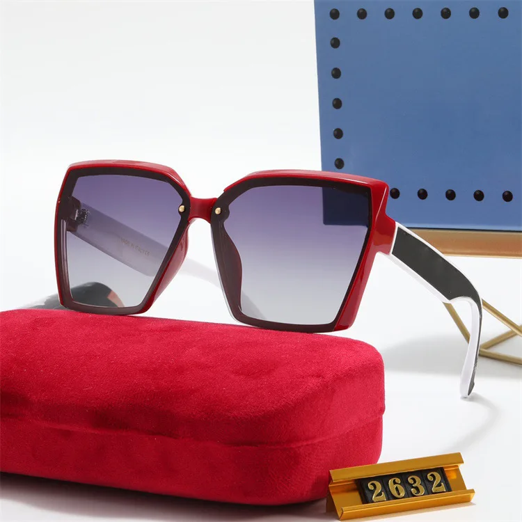 

2632 Luxury Brand Designer Women's Sunglasses Men's Fashion Classic Men's Retro Sunglasses Women's Driving Glasses UV400+ Box
