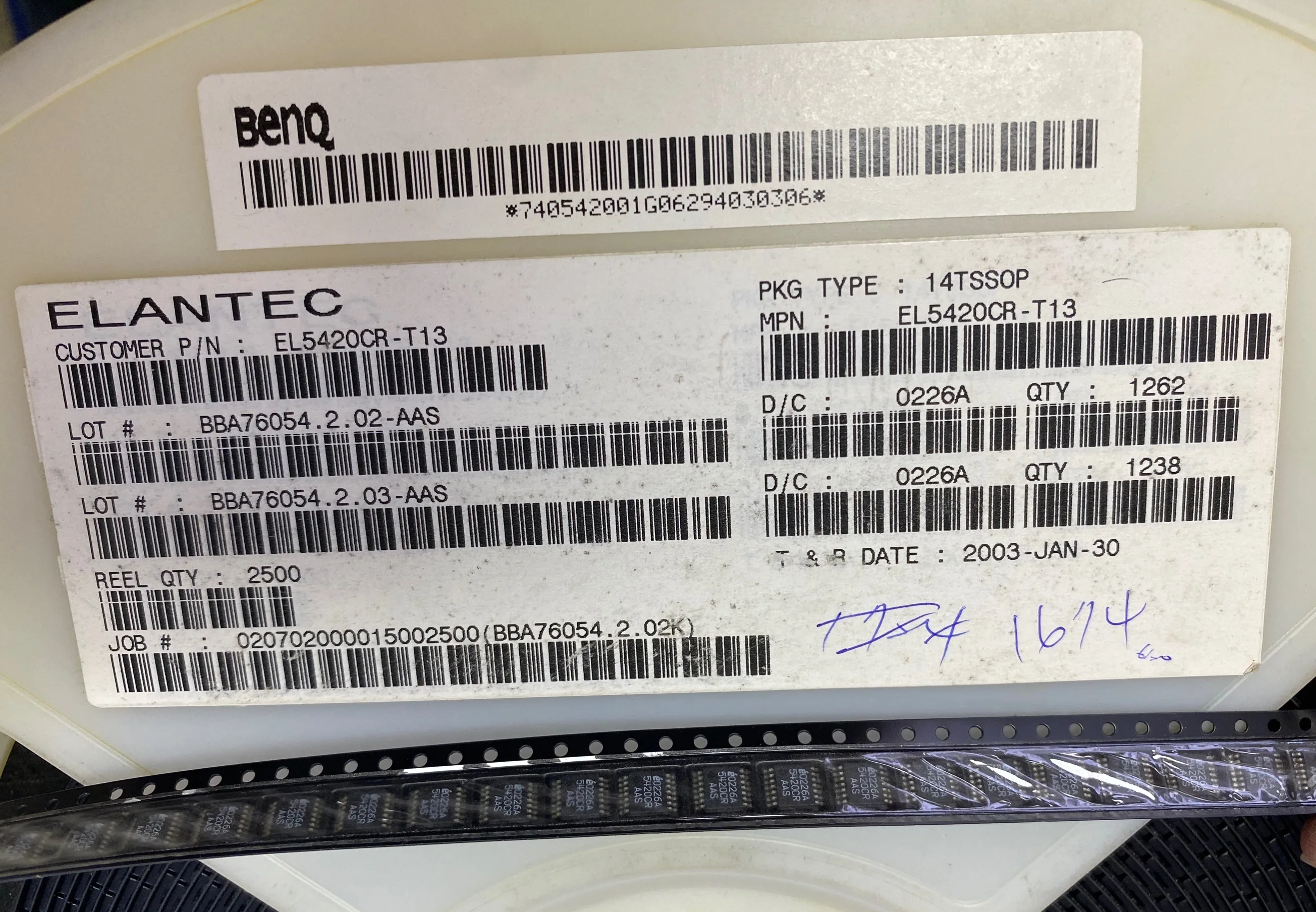 

EL5420CR-T13 BOM originalmatching / one-stop chip purchase