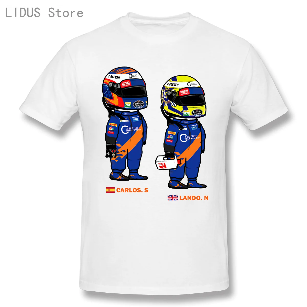 

Lando Norris And The Milk Classic Tshirts DMN T-Shirt Tees Tops