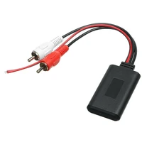 1pc car bluetooth receiver module auto vehicles bluetooth 2rca aux cable adapter car music audio stereo receiver with cable