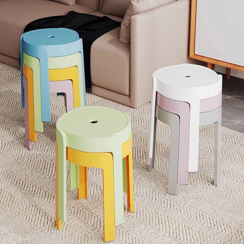 Kids Stackable Bedroom Plastic Chair Living Room Restaurant Chaise Pliante Balcony Furniture Sqc