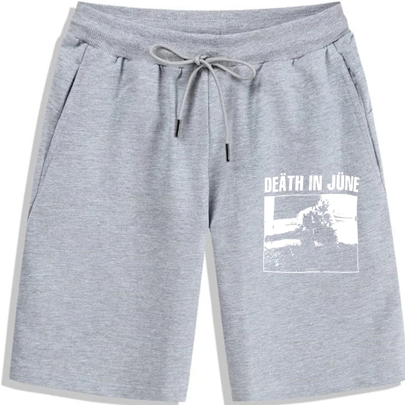 

Death In June shorts for men vintage Shorts black Men Shorts Neofolk REPRINT Pure cottonprinting