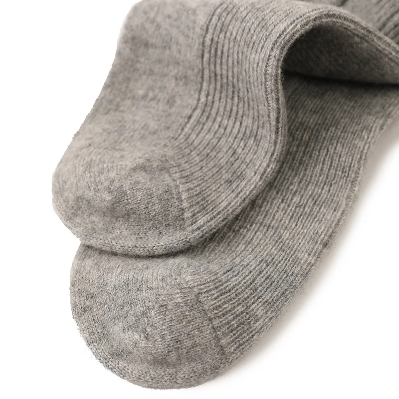 2022 New Winter Warm 100% Cashmere Socks Women Natural Fiber Thick Thermal Socks Lady Girls Casual Home Floor Sock Solid