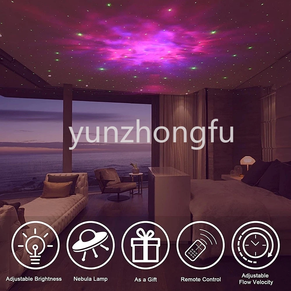 Звездное небо астронавт Ночной Светильник проектор 3D лазерная Туманность Звезда