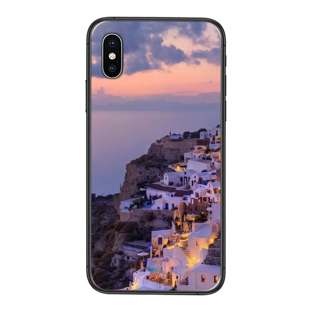 Фото Греческий пейзаж для Xiaomi Redmi K40 K30 K30S K20 Gaming 9 9C 8 8A 7 7A 6 6A 5 4X 4A Nfc Plus Pro, чехол для телефона из ТПУ, распродажа №4