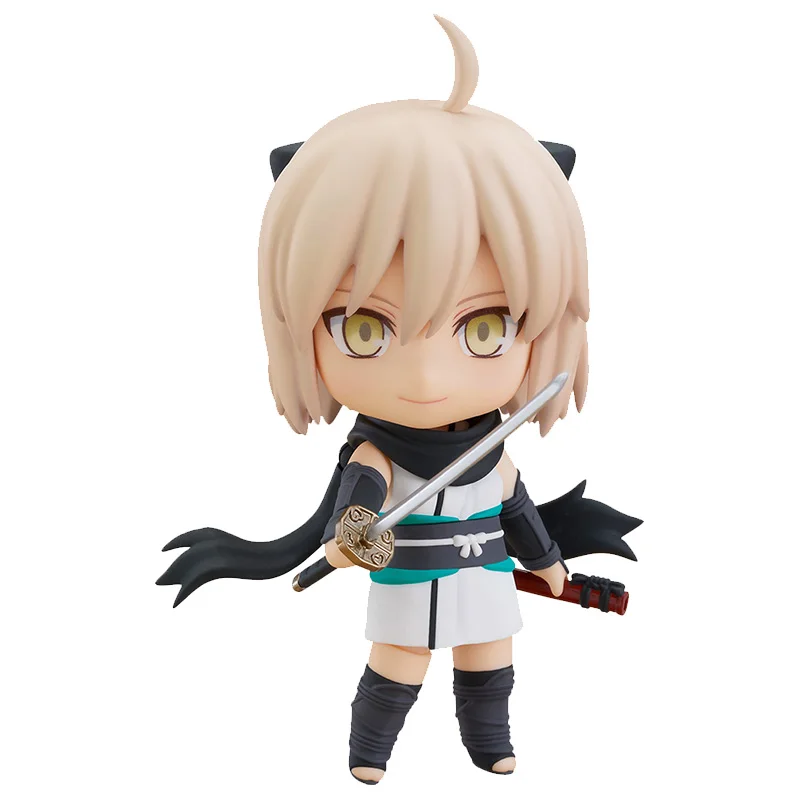 

GSC Nendoroid Figures Anime Peripherals Okita Souji Fate /Grand Order Q Version Toys Gifts Collectibles Ornaments