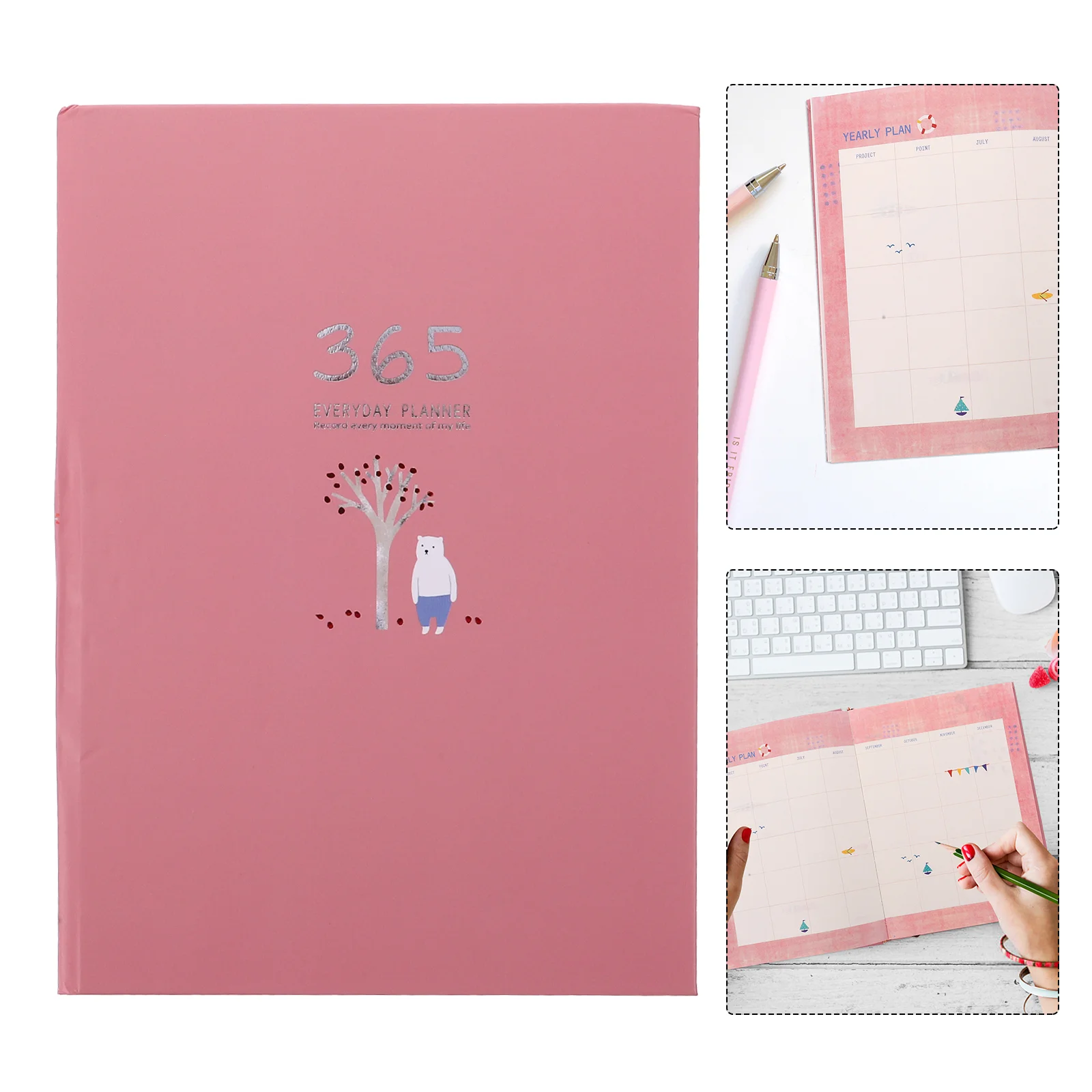 

Planner Diary Notepad Notebook Year Writing Daily Journal Students Schedule Kids Paper Notebooks Book Subject Gift Birthday New