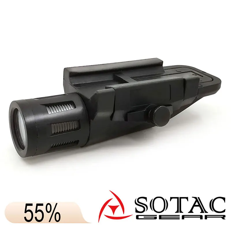 

Фонарик SOTAC Hunting WML X G2, фонарик, тактическое разведывательное оружие, подходит для рельсовой лампы Пикатинни 20 мм