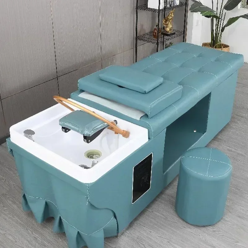 Кресло-фумигация для спа-салона кресло мытья волос с циркуляцией воды роскошное