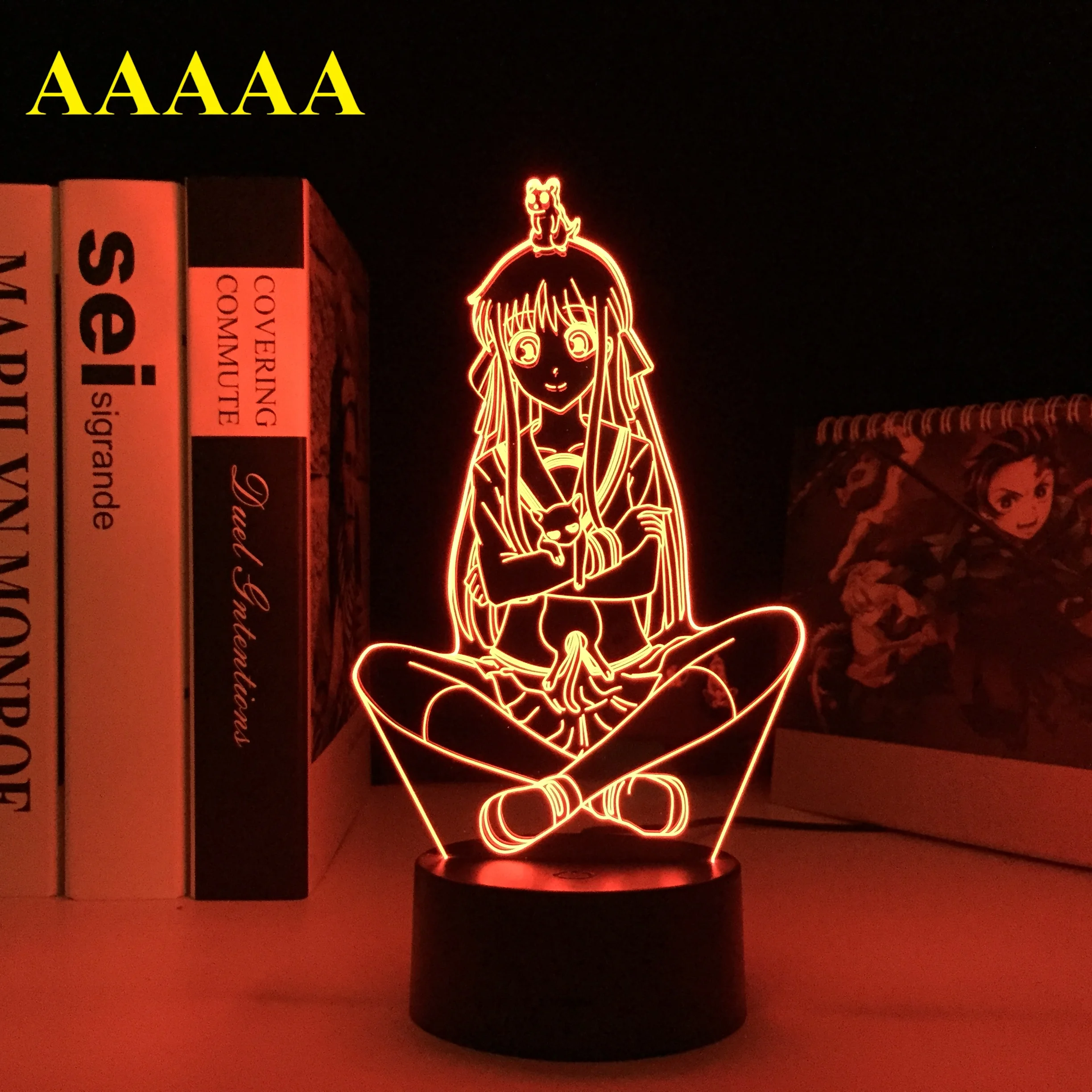 

Fruits Basket Tohru Honda LED Light for Kids Bedroom Decor Birthday Gift Night Light 3D Desk Lamp Manga Fruits Basket Anime