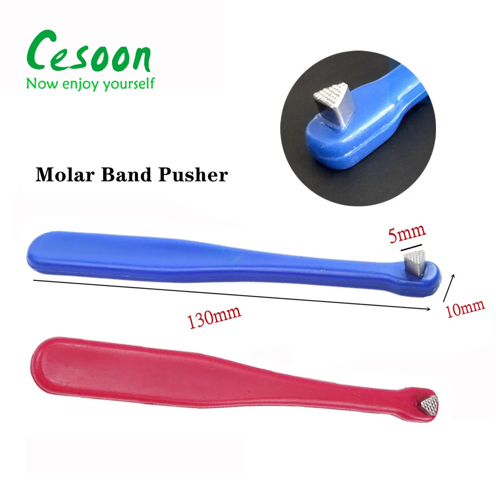 

1Pcs Dental Orthodontic Plastic Molar Band Pusher Dental Ring Push Lift Autoclavable Blue/Red Color Dentistry Manual Instrument