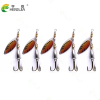 fishing lure spinner bait 7 8cm 10g 6 metal spinning spoon fishing lure hard artificial bait spinnerbait tackle