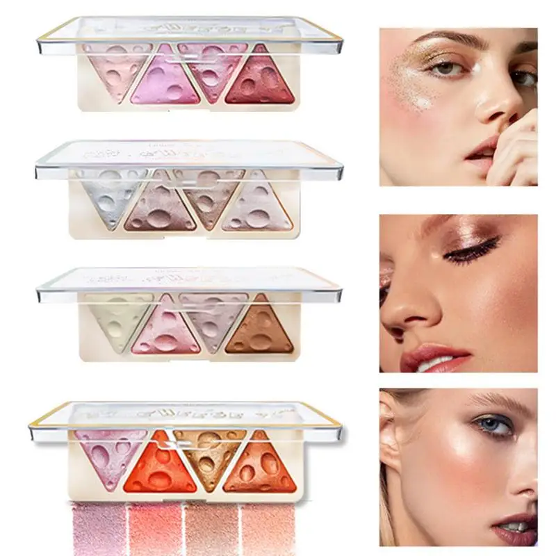 

Highlighter Makeup Palette Face Contour Brighten Makeup Highlighter Shimmer Face Highlighter Makeup Palette For Women Girls