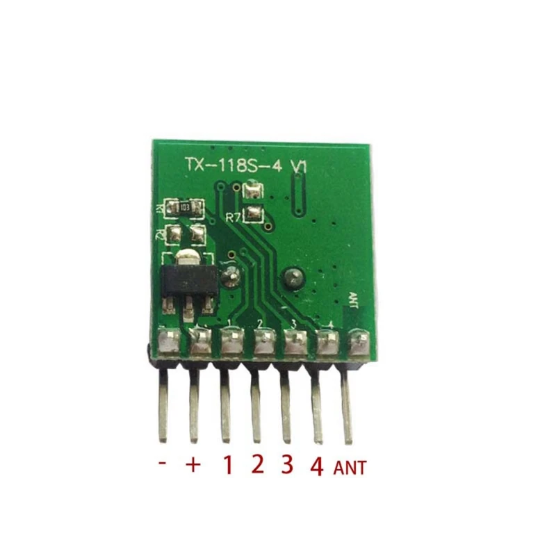 

433Mhz RF Transmitter and Receiver Module Wireless 4 Channel Output Link Remote Control for Motorcycles Anti-Theft