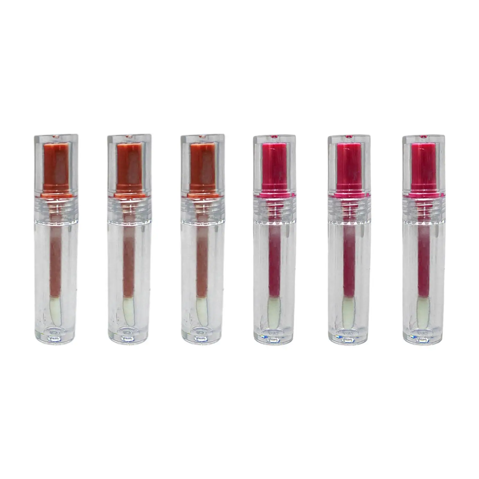 

3Pcs Lip Gloss Tubes Mini 3ml Refillable with Rubber Insert Empty Lipgloss Containers for Lip Samples DIY Makeup Travel