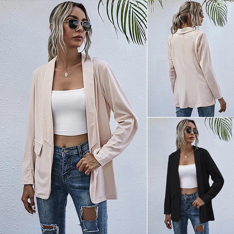 

Women Blazer Casual Blazers Open Front Office Suit Jacket Lapel Coat Cardigan Blazers Formal Blazers