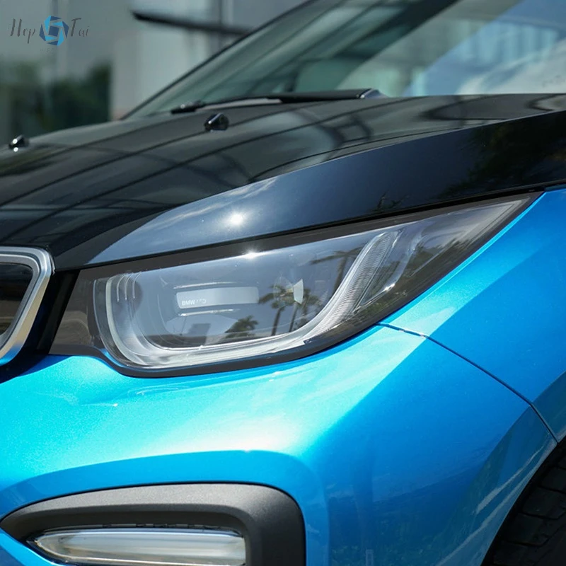 2 шт. Защитная пленка для автомобильных фар дымчатый черный Оттенок Виниловая