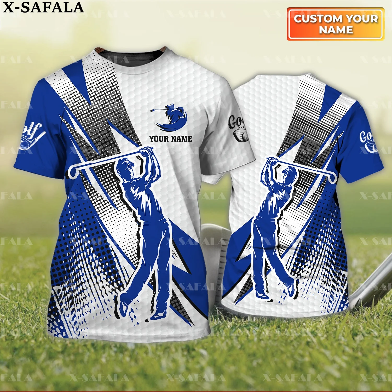 

Play Golf Player Club Personalized 3D Print High Quality Milk Fiber Normal T-shirt Summer Round Neck Men Female Casual Top-2