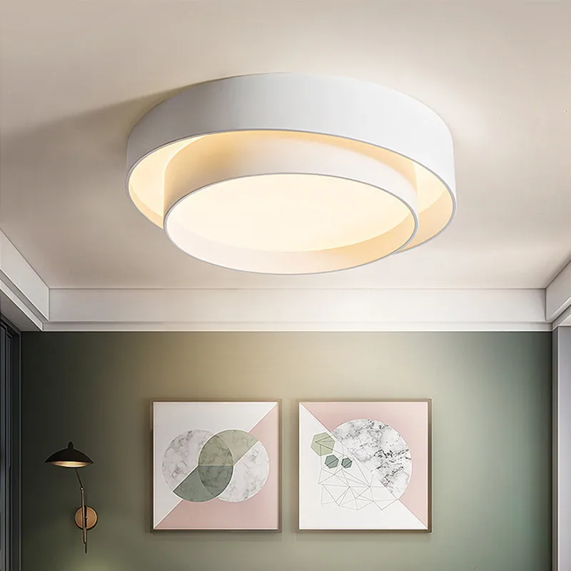 

Nordic Style Loft Bedroom Led Ceiling Lamp Art Spiral Design Studio Kitchen Aisle Balcony Corridor Lighting Luminaire