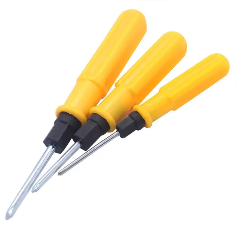 

2 Sides Phillips and Slotted Double Head Screwdrivers Portable Household Outdoor Hand Screws Driver Remover Repair Tools